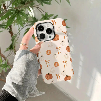 Halloween Ghost And Pumpkin Pattern Phone Case