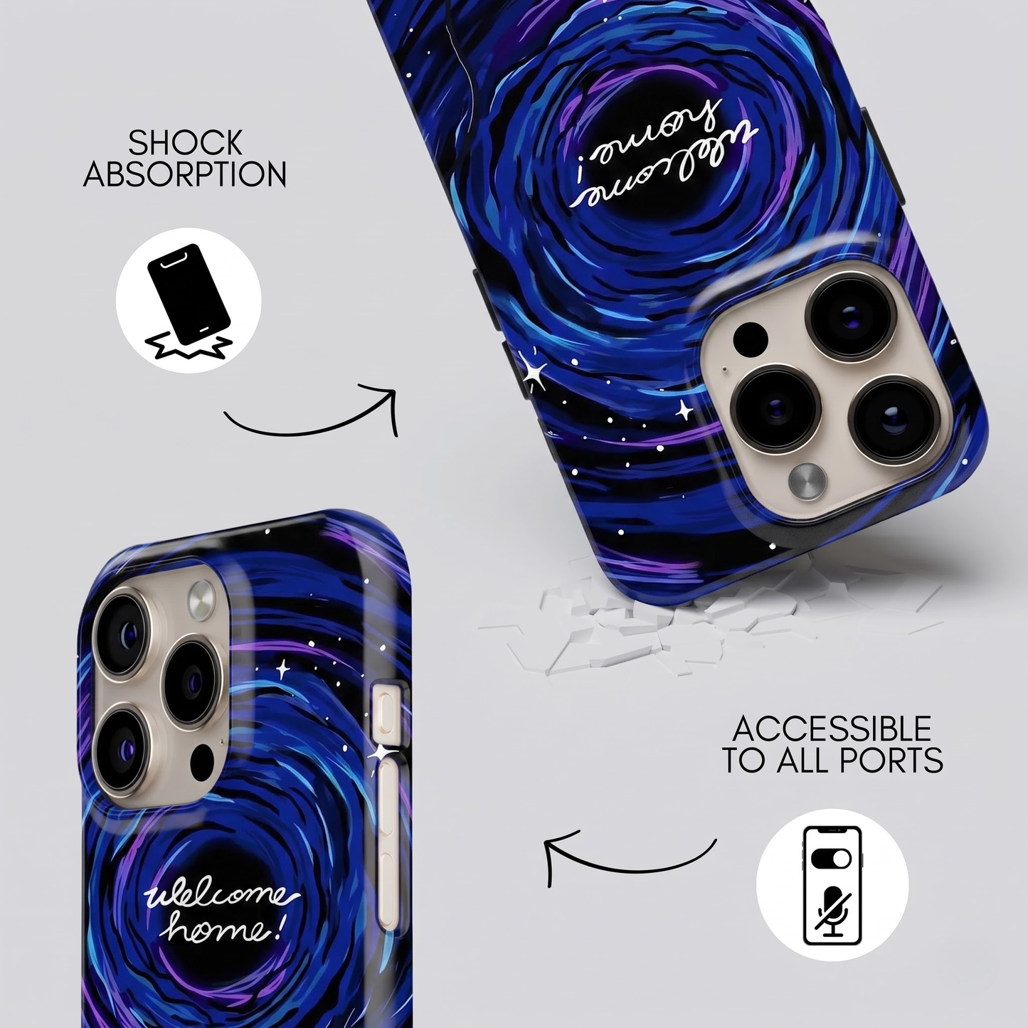 Coraline Welcome Home Portal Phone Case