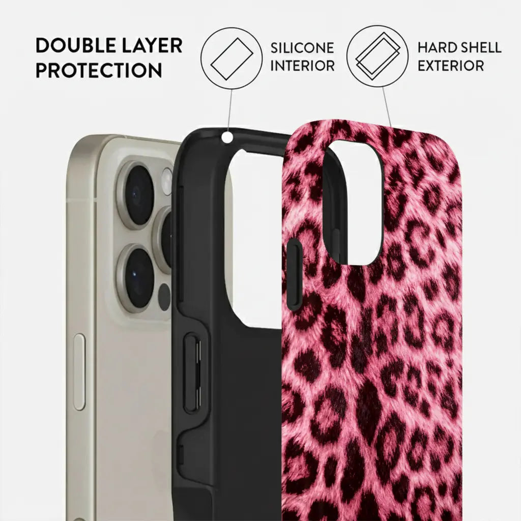 Into The Wild Pink Leopard Phone Case