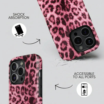 Into The Wild Pink Leopard Phone Case