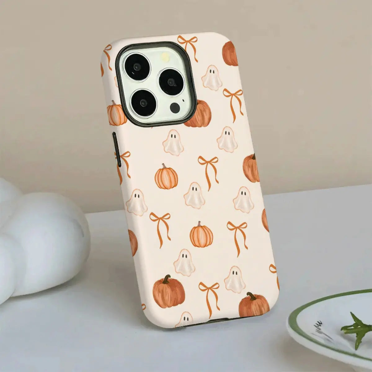Halloween Ghost And Pumpkin Pattern Phone Case