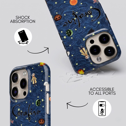 Coraline Starry Night Phone Case