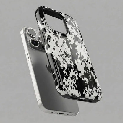 Western Cowhide Cowgirl Phone Case