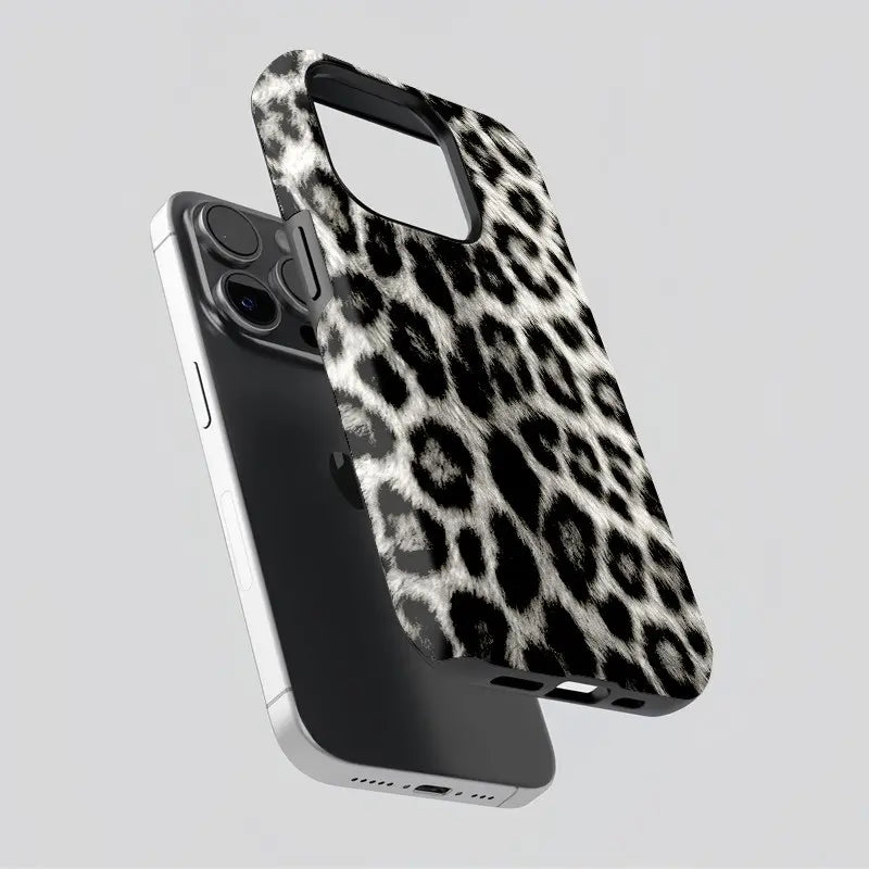 Into The Wild Black Leopard Phone Case