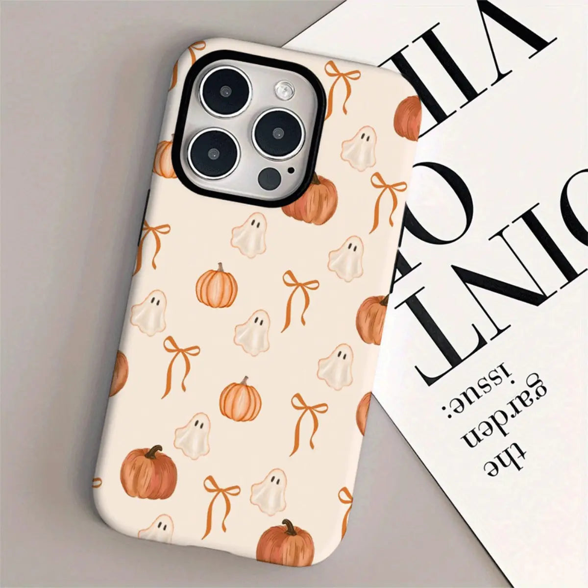 Halloween Ghost And Pumpkin Pattern Phone Case