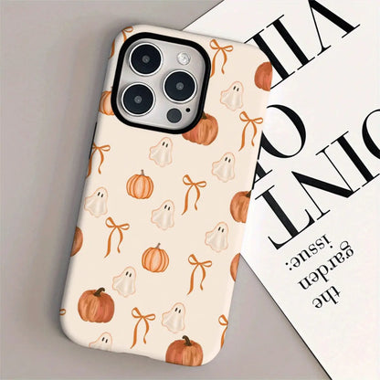 Halloween Ghost And Pumpkin Pattern Phone Case