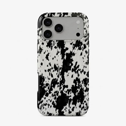 Western Cowhide Cowgirl Phone Case