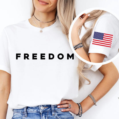 Freedom American Flag Tee